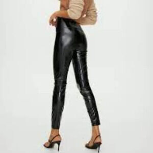 𝅺aritzia Wilfred Free Daria  Ankle Pant Shiny high-rise leggings XS